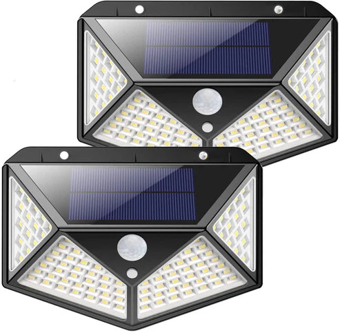 LÁMPARA LED SOLAR CON SENSOR - kit de 3 unidades - últimas unidades disponibles