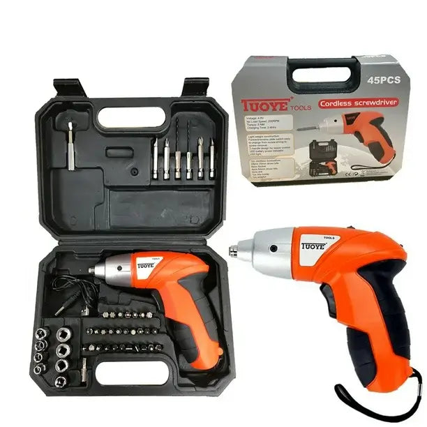 Mini Taladro Destornillador Inalámbrico 45 PCS